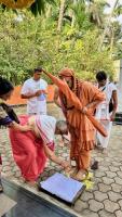 HH Swamiji's visit to Shree Janardhan Temple, Manki (22 March 2024)